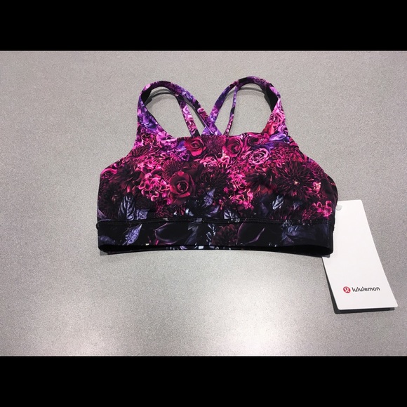 lululemon athletica Other - Lululemon Energy Bra*Nulux Bloom Multi NWT
